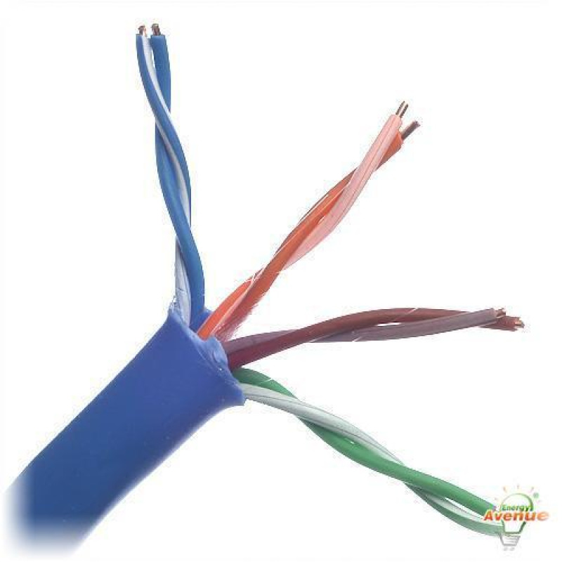 BELDEN 1583A006U1000 - Cable UTP / 4 Pares / Categoria 5E / 24 AWG / 305 Metros / 100% Cobre / Color azul/